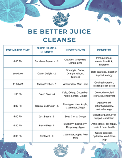 3 Day Juice Cleanse